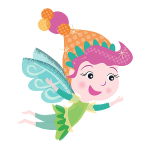 Fairy With Orange Hat Graphic