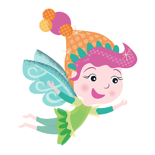 Fairy With Orange Hat Graphic