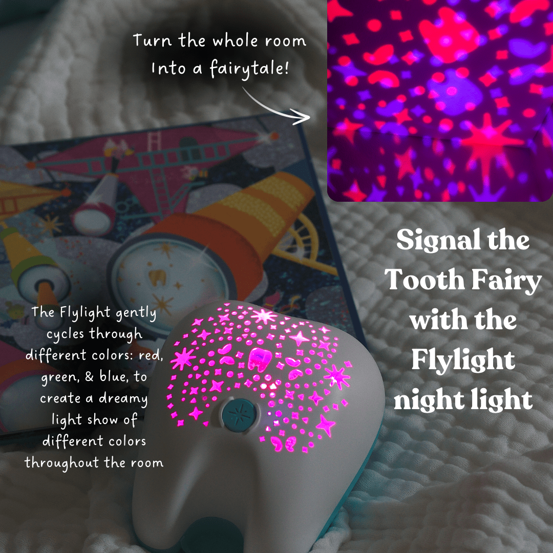 Flylight - Tooth Fairy Colorful Projector Night Light - Tooth Fairy Flylight